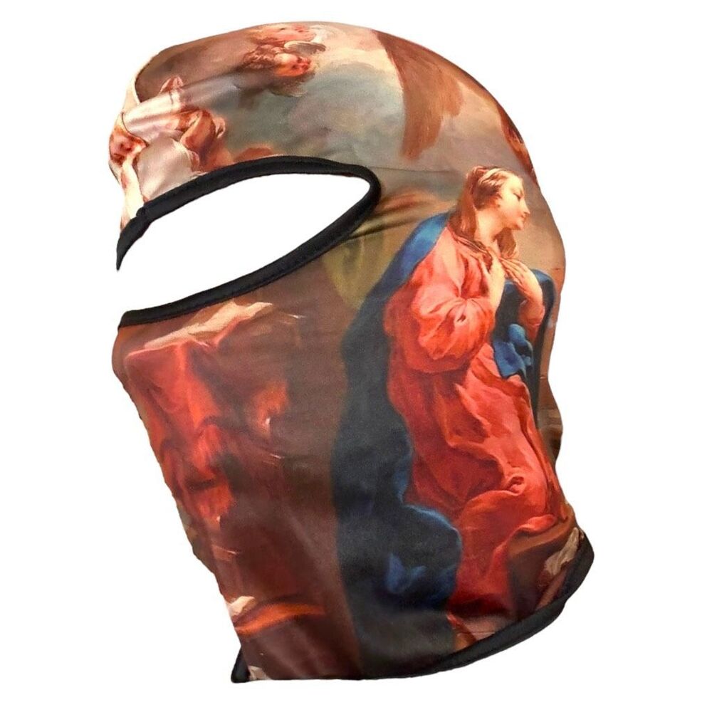 NWT Religious Prayer Balaclava Unisex OS | Hunting Urban Biking Workout Angel - Picture 6 of 11